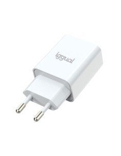 iggual Cargador de pared 1xUSB 5V/2.4A (12W)