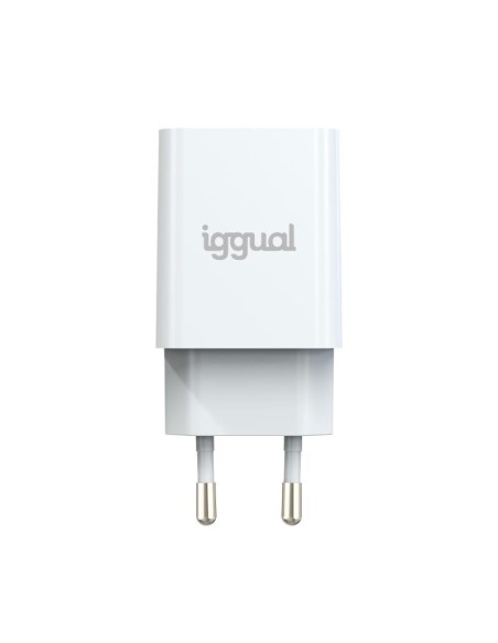 iggual Cargador de pared 1xUSB 5V/2.4A (12W)