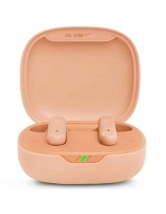 Auriculares Bluetooth JBL Vibe Flex con estuche de carga/ Autonomía 8h/ Beige