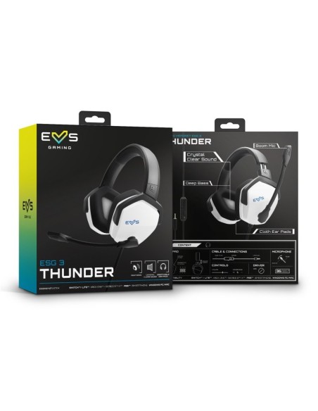 ENERGY SISTEM Auricular Gaming Headset ESG 3 White