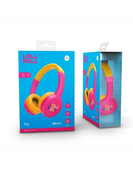 Energy Lol&Roll Auriculares Pop Kids Bt Pink