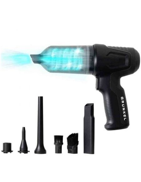 Aspirador de Mano con batería Grunkel CARFORCE2/ Autonomía 25 Min/ 80W