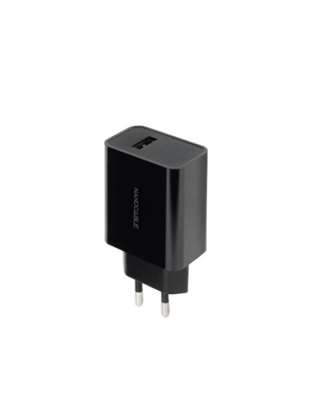 Nanocable Cargador 1 x USB 5V-2.1A Negro