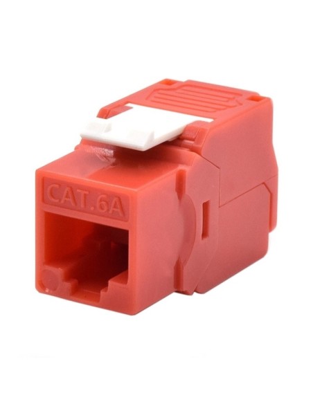 WP Keystone Cat 6a UTP RJ45/Hembra  Rojo
