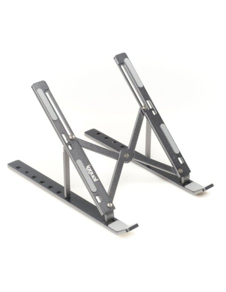 iggual Soporte elevador plegable portátil 17" gris