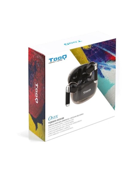 Tooq Auriculares Inalamb + Microfono "ONYX"
