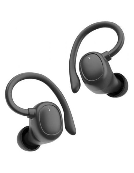 Auriculares Deportivos Bluetooth Muvit iO Smart True Wireless Sport ENC con estuche de carga/ Autonomía 6h/ Negros