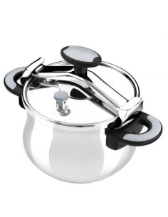 Olla a Presión Bra New Star A185503/ Ø24cm/ 8L/ Acero Inoxidable/ Apta para Inducción