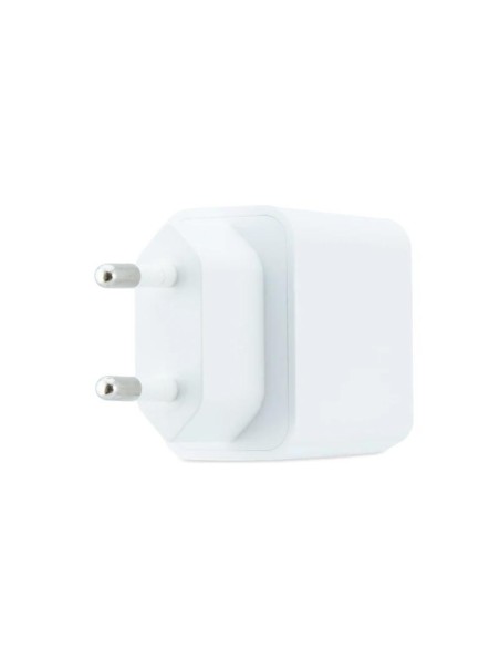 Coolbox Cargador Gan 30W USB-C/USB-A PARED