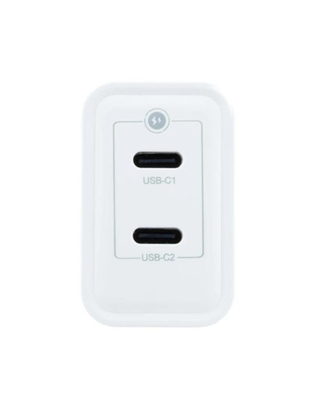 Coolbox Cargador Gan 35W USB-C/USB-C PARED