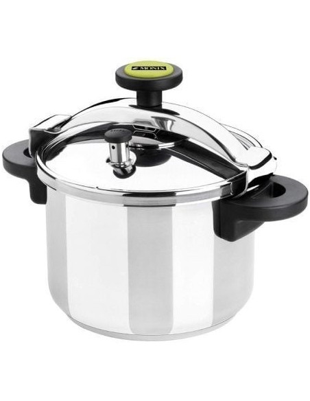 Olla a Presión Monix Classica M530003/ Ø24cm/ 8L/ Acero Inoxidable/ Apta para Inducción
