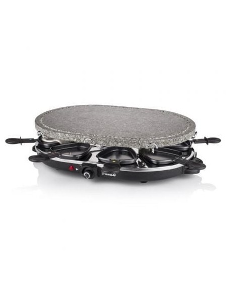 Parrilla Princess Stone 8 Oval & Raclette 162720/ 1200W/ Tamaño 43*30cm