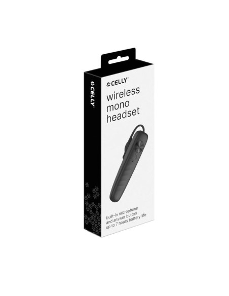 Celly Auricular mono Bluetooth Negro