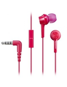 Auriculares Intrauditivos Panasonic RP-TCM105/ con Micrófono/ Jack 3.5/ Rosas