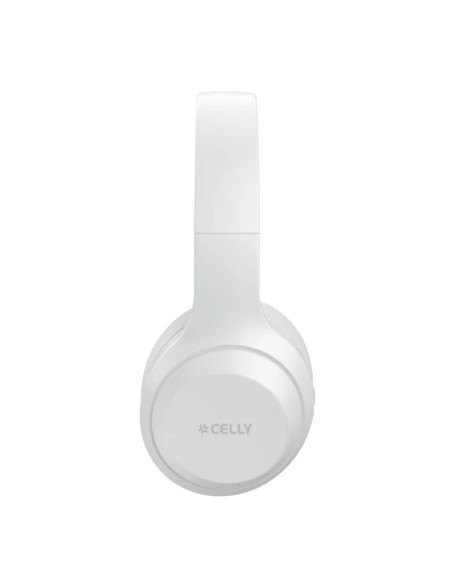 Celly Auricular Diadema Inalámbrico WAVEBEAT Blanc