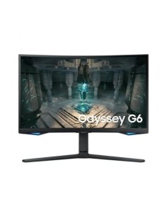 Smart Monitor Gaming Curvo Samsung Odyssey G6 S27BG650EU 27'/ QHD/ 1ms/ 240Hz/ VA/ Multimedia/ Regulable en altura/ Smart TV/ Negro