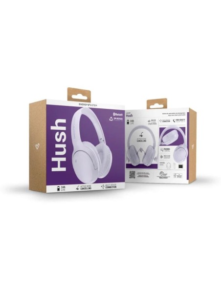 Energy Sistem Auriculares Hush Lavender BT ANC