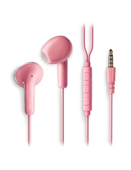 NGS Auricular Rosa Estéreo Cable JACK 3.5 Mm