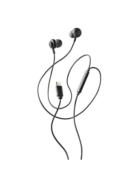 NGS Auricular Negro Estéreo USB-C Con Cable