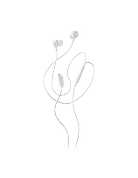 NGS Auricular Blanco Estéreo USB-C con cable