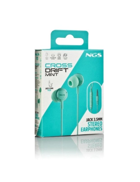 NGS Aricular Verde Estéreo Cable JACK 3.5 Mm