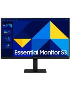 Monitor Profesional Samsung Essential Monitor S3 S24D304GAU/ 24'/ Full HD/ Negro