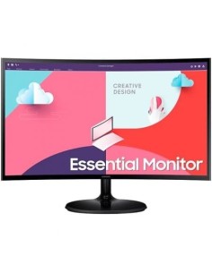 Monitor Curvo Samsung Essential Monitor S36C S27C364EAU/ 27'/ Full HD/ Negro