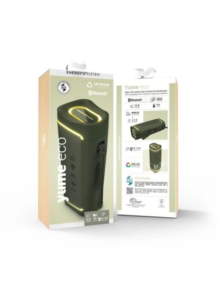 Energy Sistem Yume ECO - Altavoz BT LED RGB