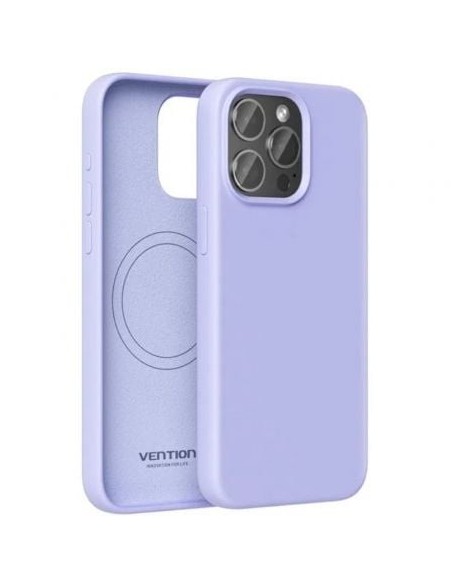 Funda Silicona con Magsafe Vention KUEV0-30/ Compatible con iPhone 14 Pro/ Morada