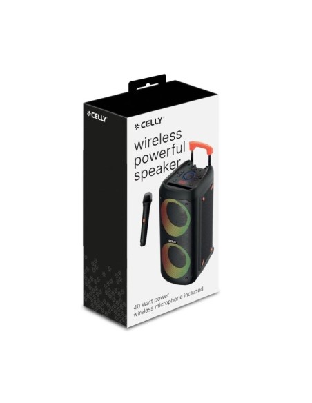 Celly Altavoz + Micrófono Inalámbrico 40W