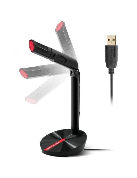 Spirit of Gamer Microfono Eko Negro