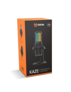 KROM Microfono KAZE Streaming Rgb 2