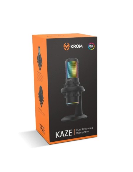KROM Microfono KAZE Streaming Rgb