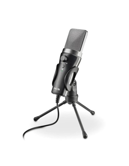 NGS Micrófono PC Usb con soporte tripode