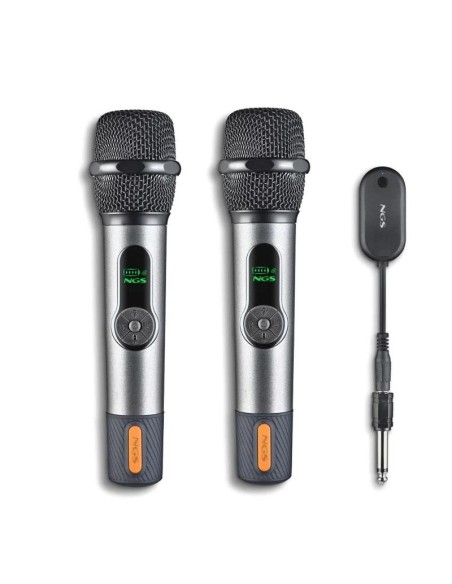 NGS Micrófonos inalámbricos Vocales Pack 2