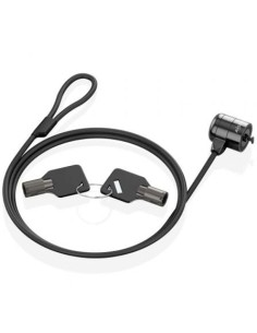 Cable de Seguridad para Portátiles Aisens ASLK-D40K04-BK/ 1.5m 2