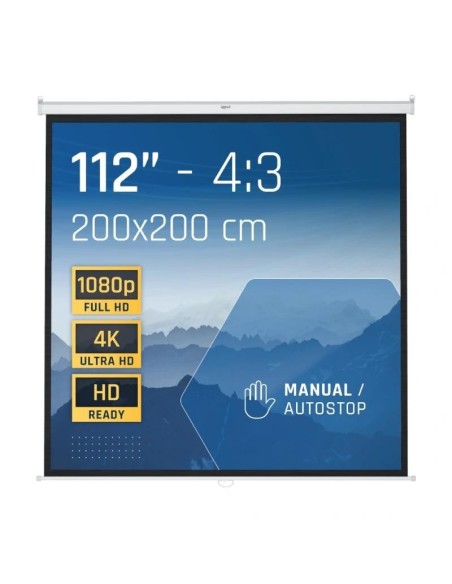 iggual Pantalla manual 4:3 112" 200x200 cm