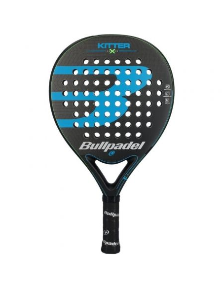 Pala de Pádel Bullpadel Kitter X Blue/ Negra y Azul