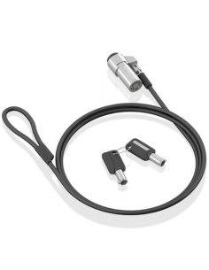 Cable de Seguridad Tipo NANO para Portátiles Aisens ASLK-D45K06-BK/ 1.5m 2