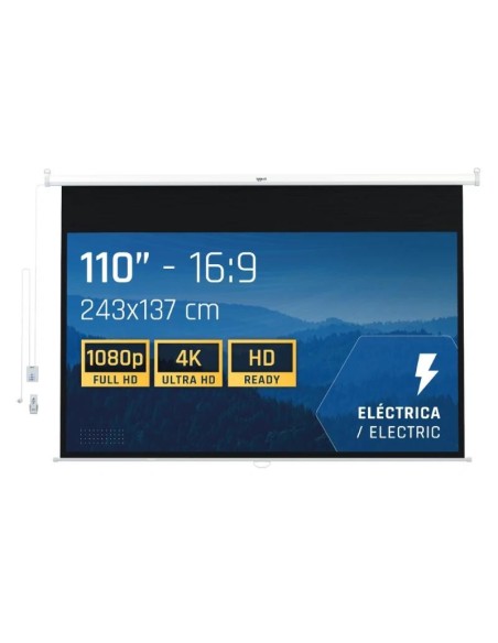 iggual Pantalla eléctrica 16:9 110" 243x137 cm