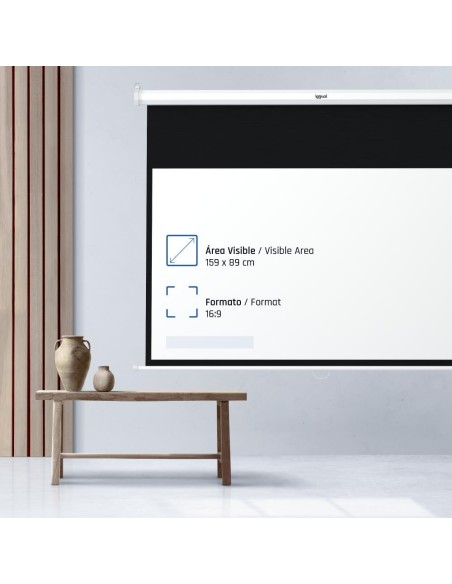 iggual Pantalla manual 16:9 72" 159x89 cm