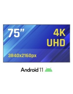 iggual Pantalla señalización 4K 75" Alto Brillo