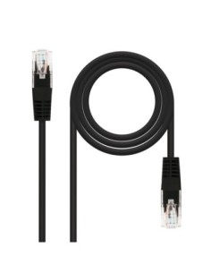 Nanocable Latiguillo Categoria 5 UTP 2 M Negro