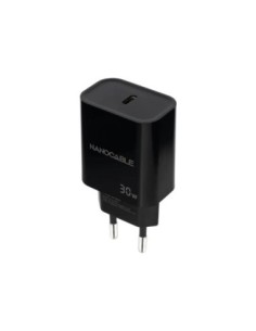 Nanocable Cargador pared USB-C PD 30W Negro