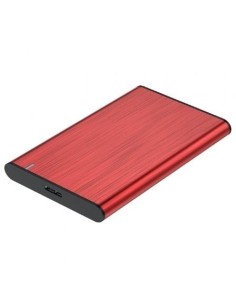 Caja Externa para Disco Duro de 2.5' Aisens ASE-2525RED/ USB 3.1/ Sin tornillos