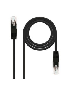 Nanocable Latiguillo Categoria 5e UTP 3 M Negro