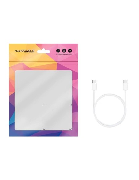Nanocable Cable USB-C 2'0 60W USB-C/M-M' 1m