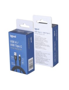 iggual Cable USB-A a tipo C 3A 180 cm trenzado 2