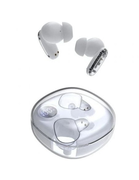 Auriculares Bluetooth Mars Gaming MHIB2 con estuche de carga/ Autonomía 7h/ Blancos