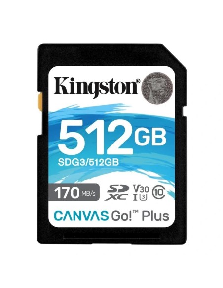 Kingston Canvas Go! Plus SD 512GB class 10 U3 V30
